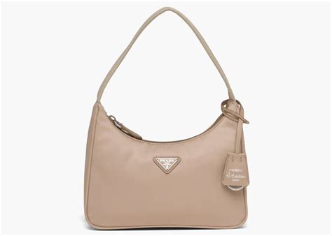 khaki prada bag
